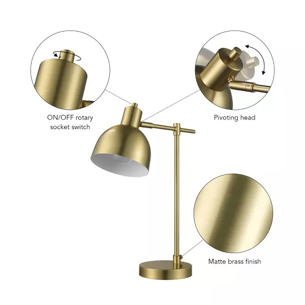 Matte Brass Desk Lamp