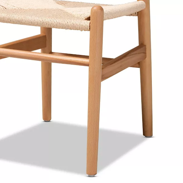 Hemp and Wood Dining Chair