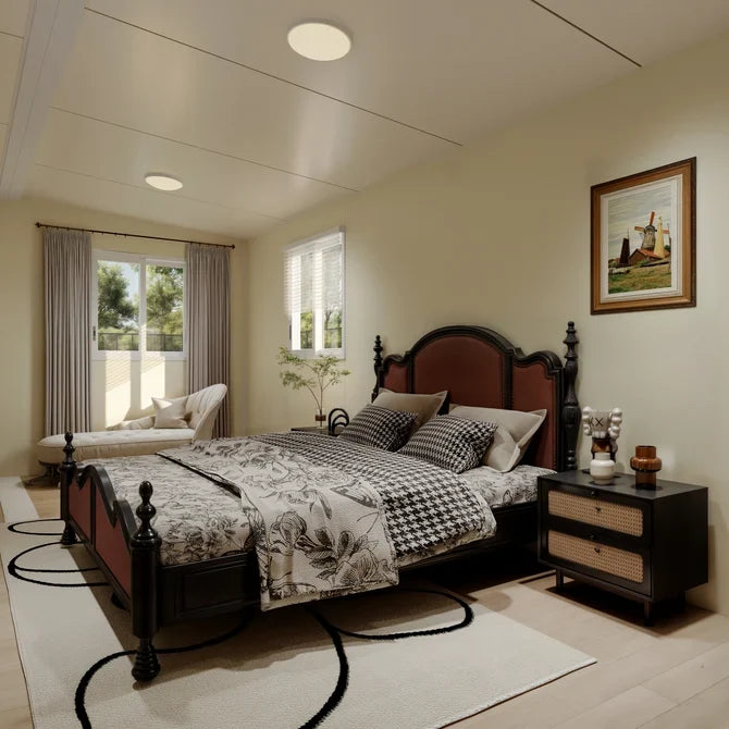 40ft Foldable 3-Bedroom Container House — Modular Prefab Home with Kitchen & Bath