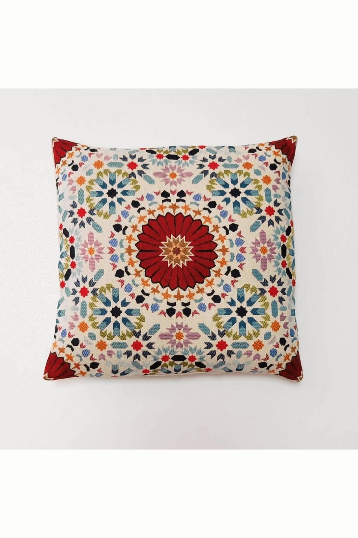 Hand-Woven Cotton Pillowcases Set – 4-Piece Decorative Cushion Covers (40x40cm)