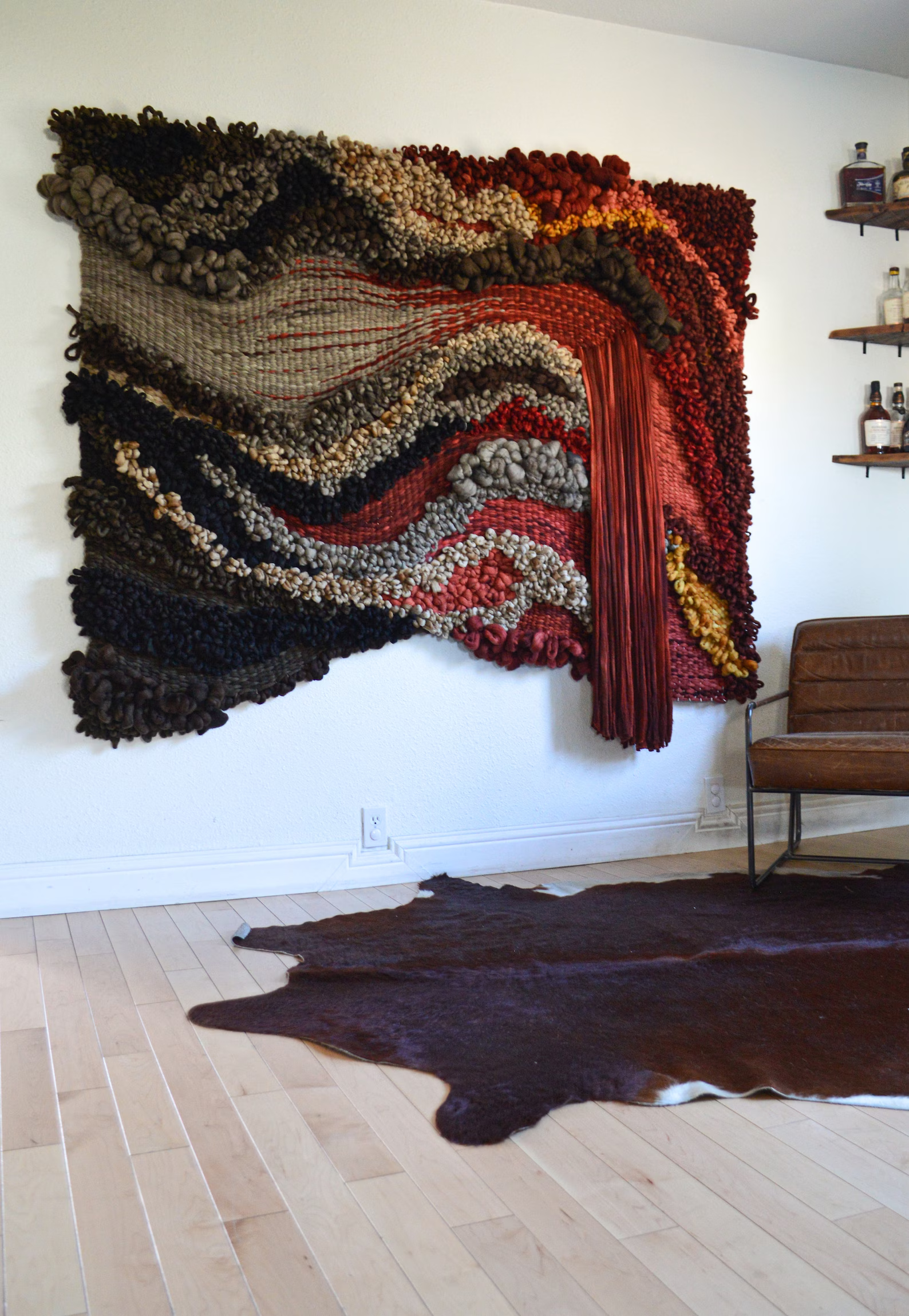 Modern Fabric Living Room Wall Decor