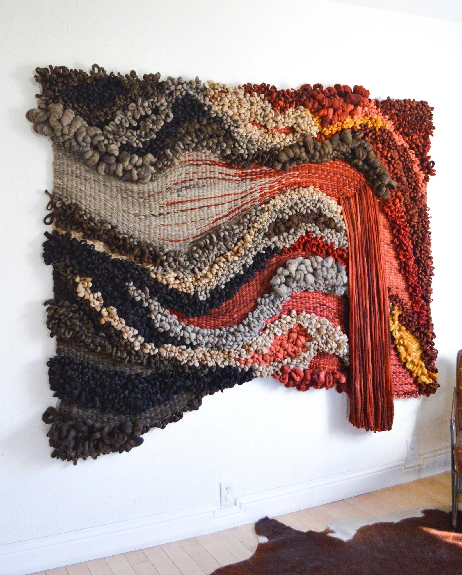 Modern Fabric Living Room Wall Decor