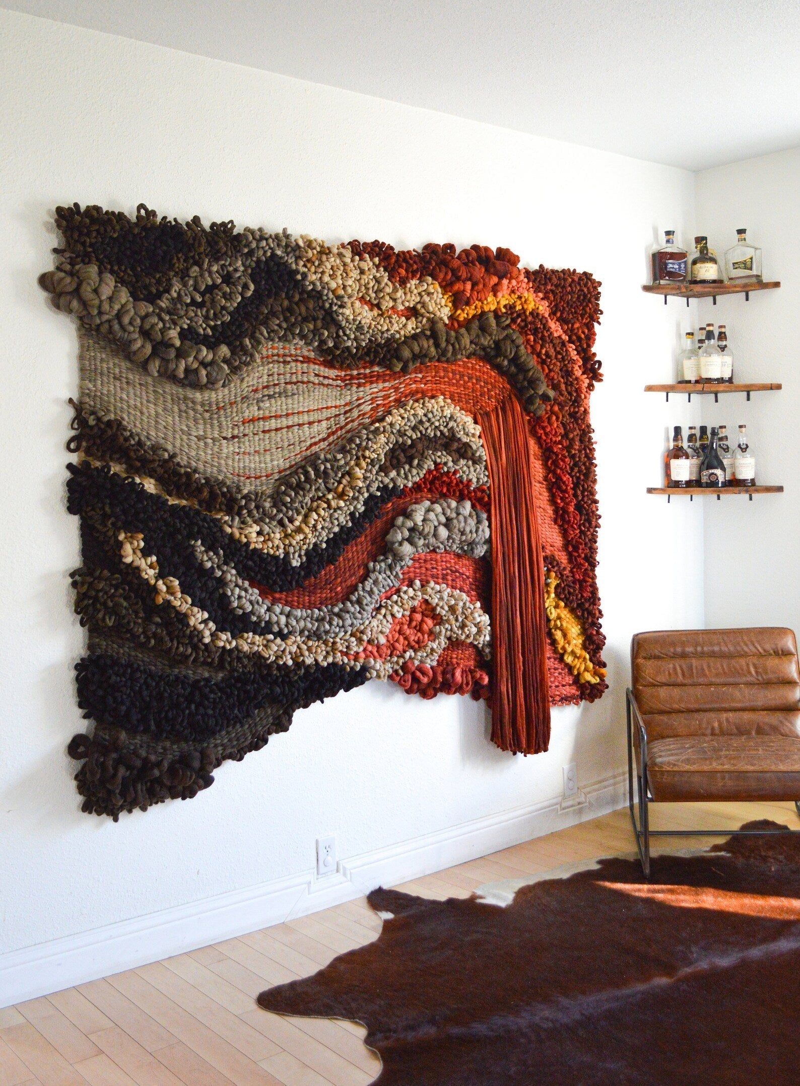 Modern Fabric Living Room Wall Decor