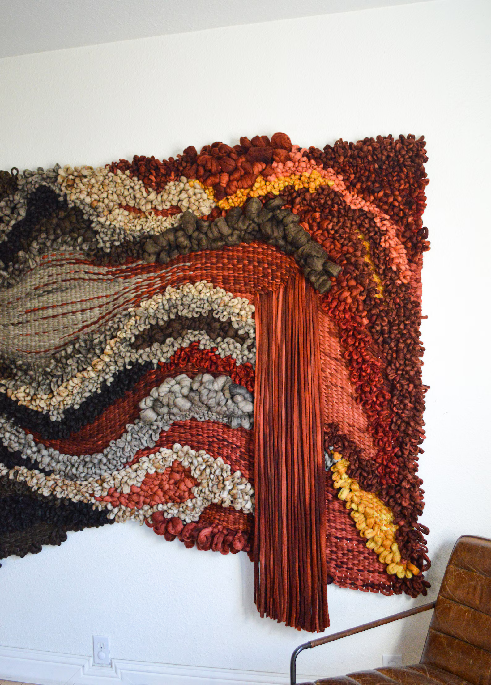 Modern Fabric Living Room Wall Decor