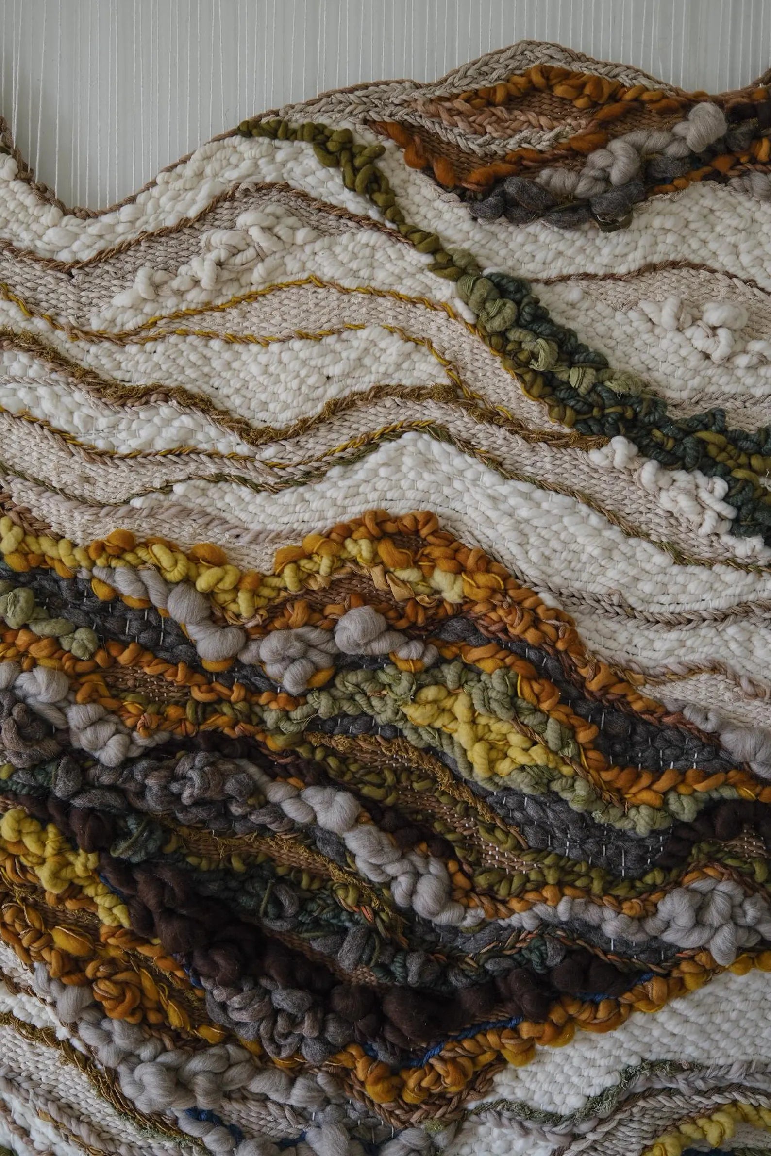 large woven wall art textile