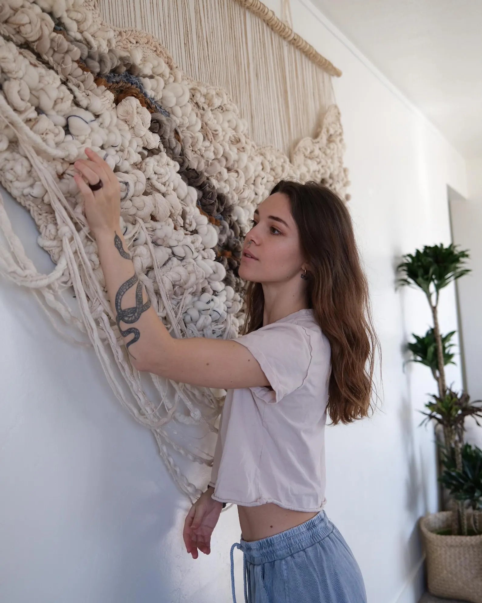 wall decoration Textile art