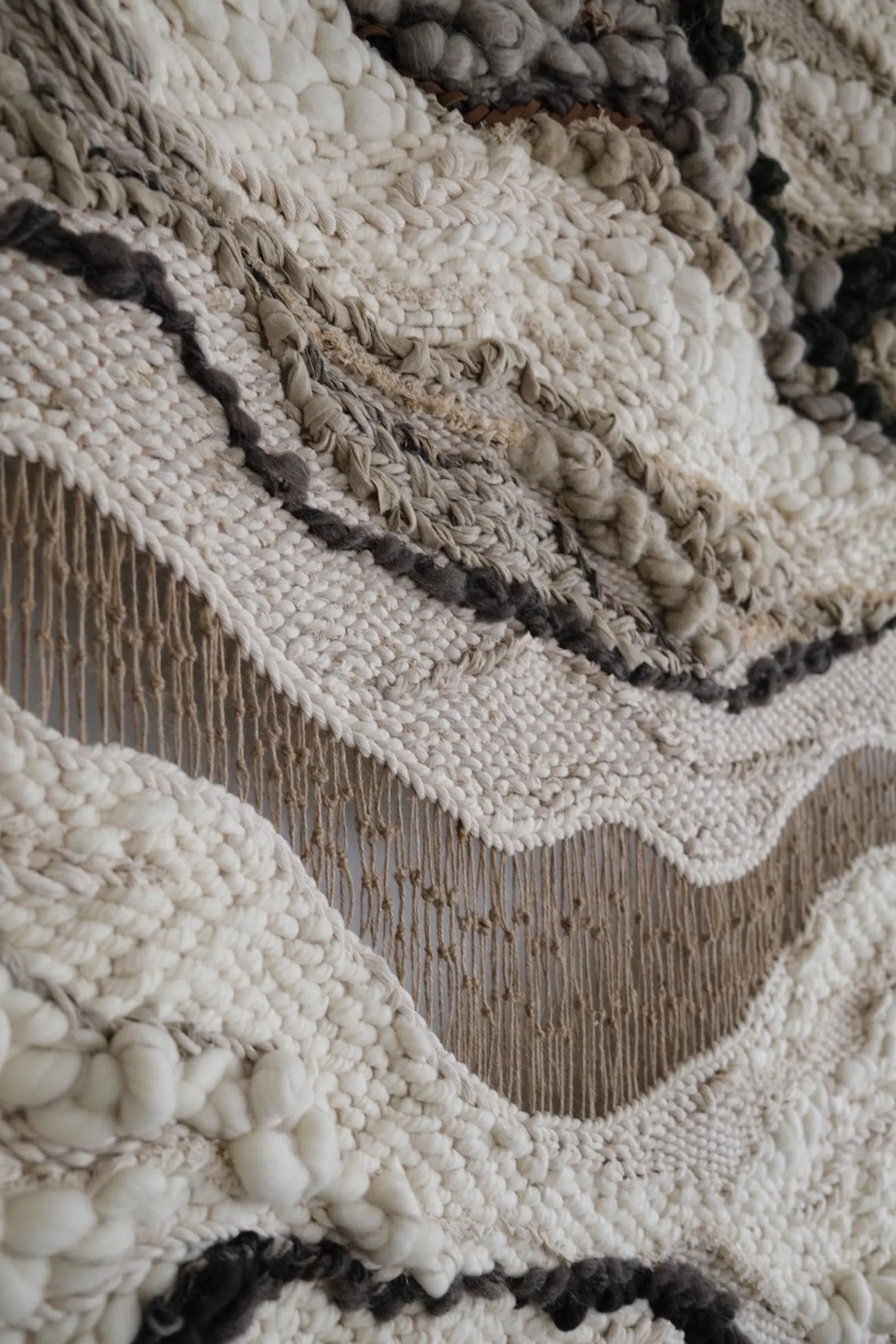Wall hanging safari inspired handwoven wall hanging