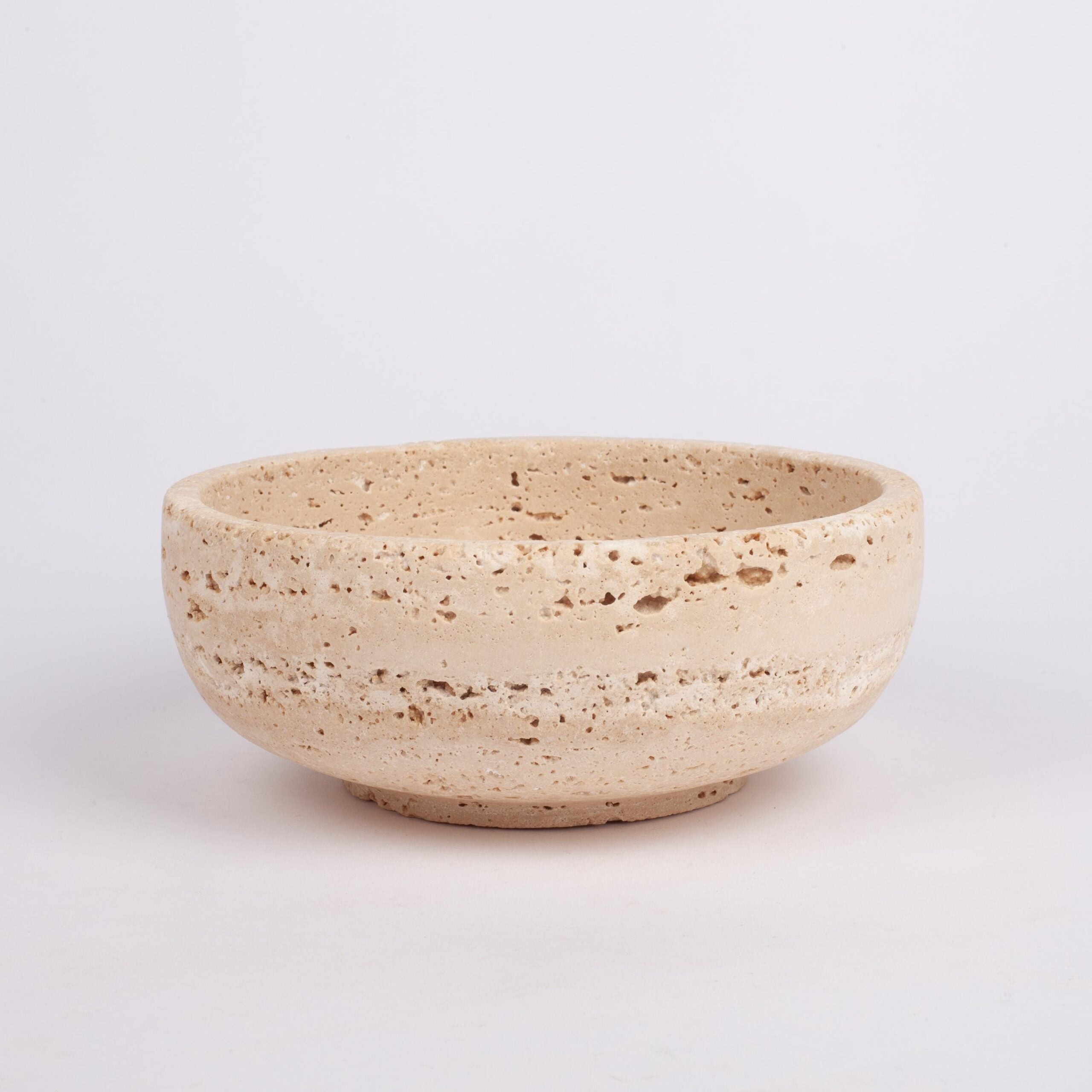 Travertine Natural Stone Bowl, Kitchen Accessories