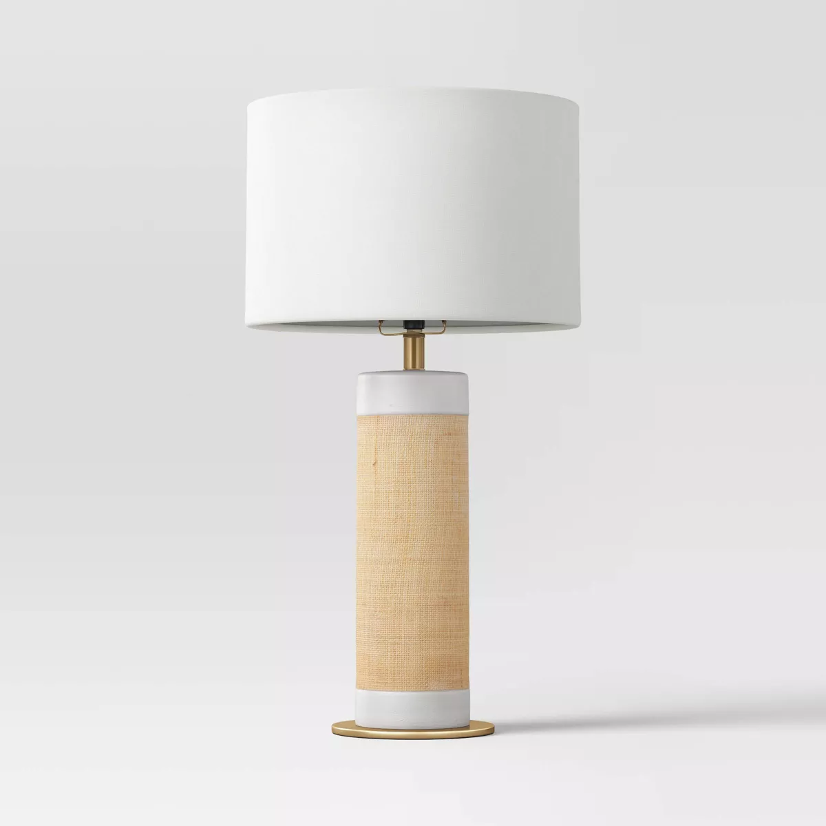 Ceramic Table Lamp with Natural