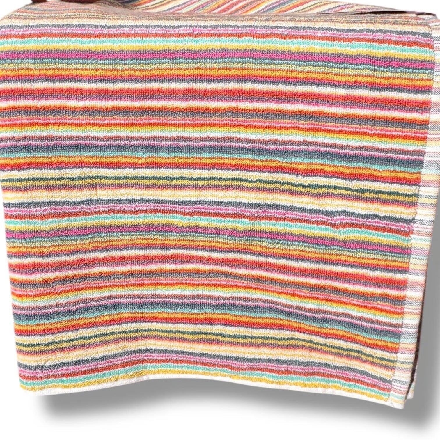 RACHEL ZOE ~ 9  PC  TOWEL SET ~ MULTI COLORED STRIPED ~ BRAND NEW! - Picture 1 of 3