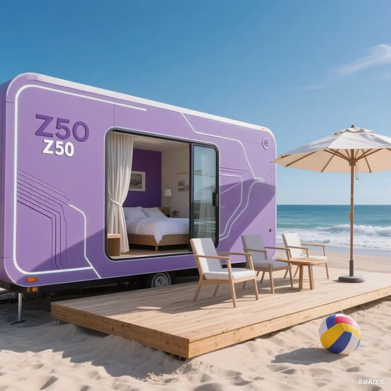 Eco Solar Capsule Cabin — Detachable All-in-One Steel Tiny Home Pod