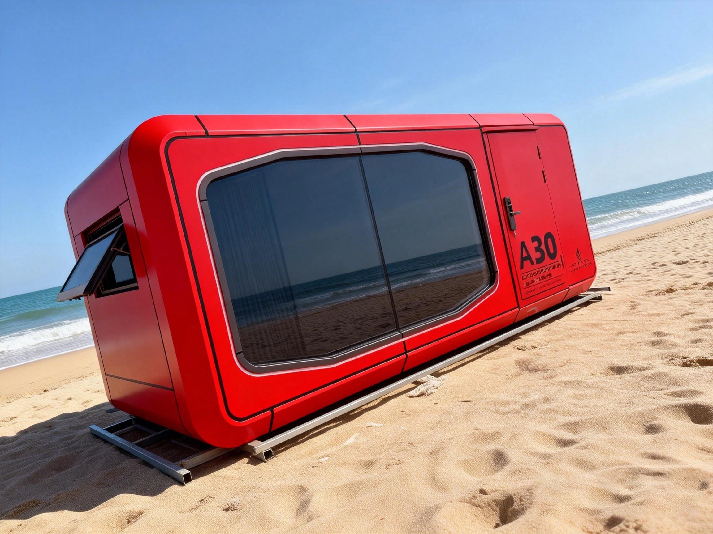 Soundproof Modular Sleeping Pod — Modern Prefab Capsule House for Compact Living