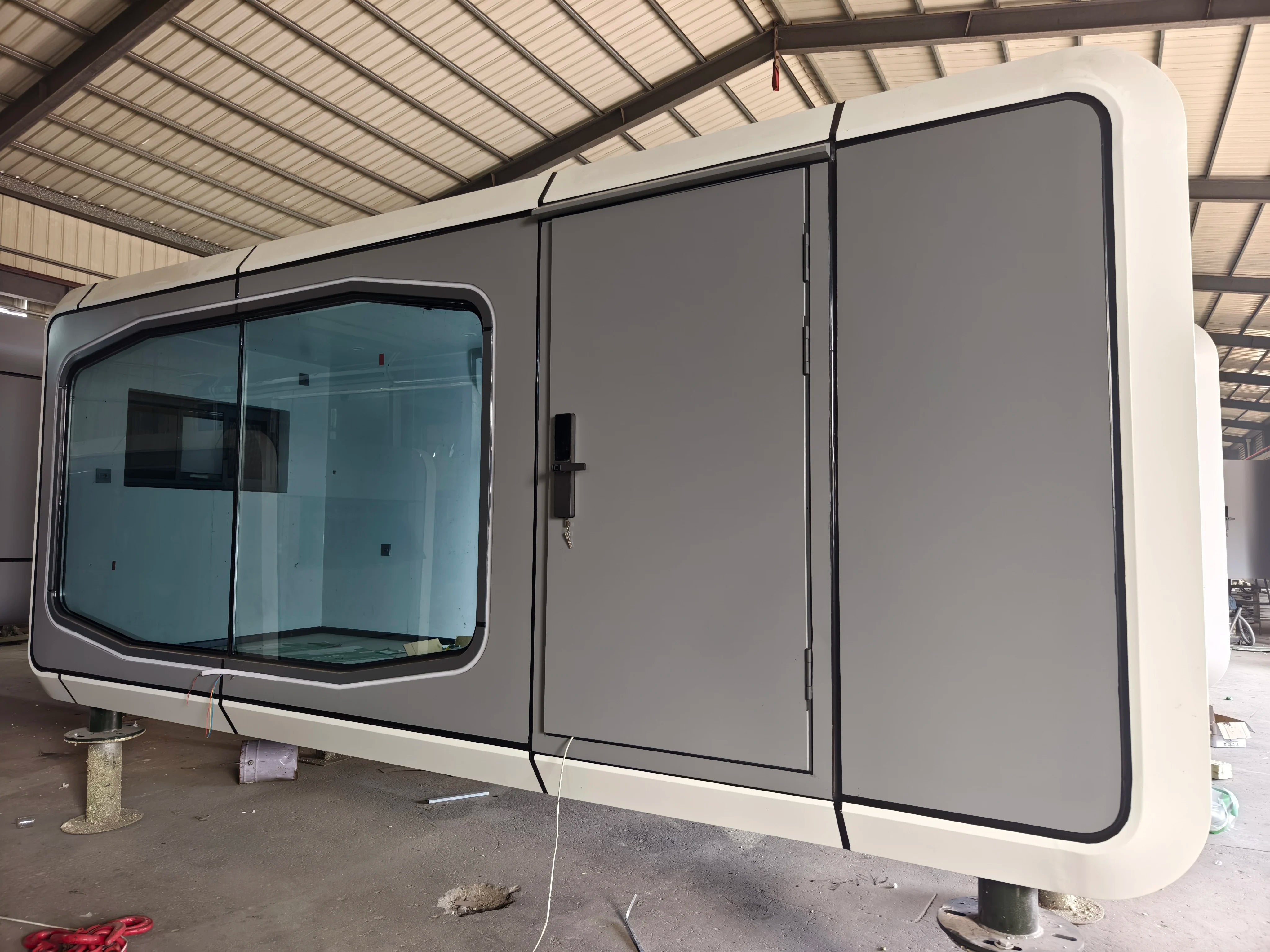 Soundproof Modular Sleeping Pod — Modern Prefab Capsule House for Compact Living