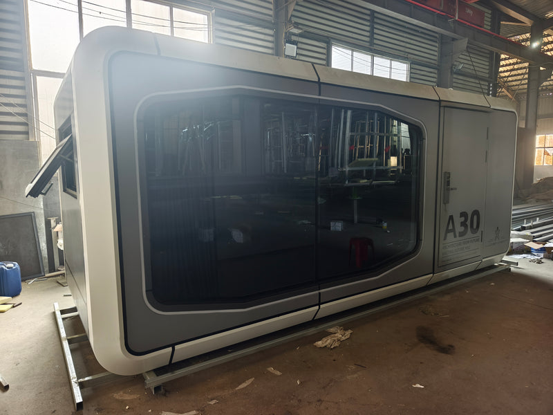 High-End Modular Capsule Pod — Steel Tiny Home for Hostels, Offices & Villas