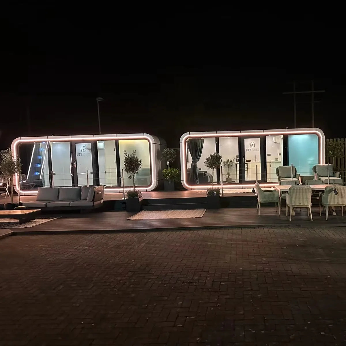 Eco Solar Capsule Cabin — Detachable All-in-One Steel Tiny Home Pod