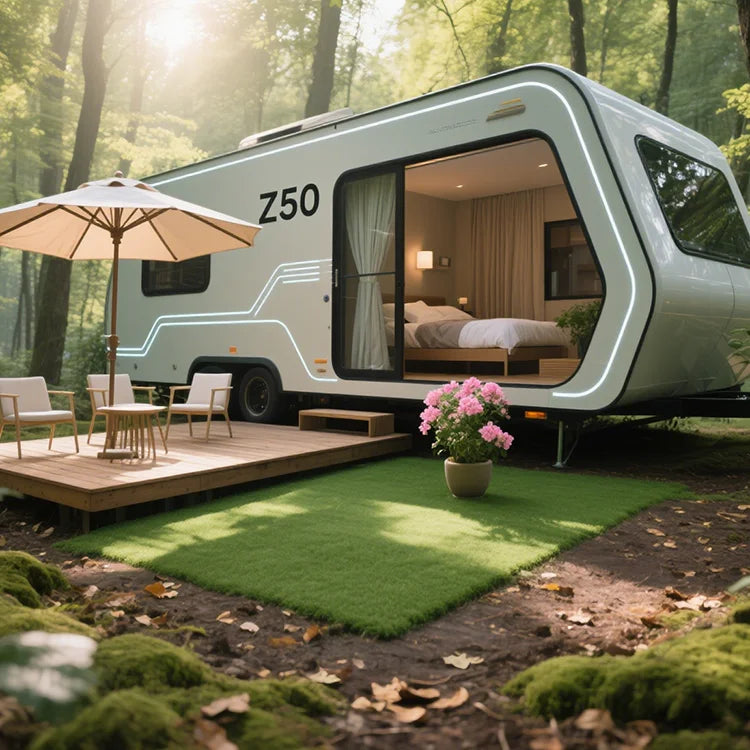 Eco Solar Capsule Cabin — Detachable All-in-One Steel Tiny Home Pod