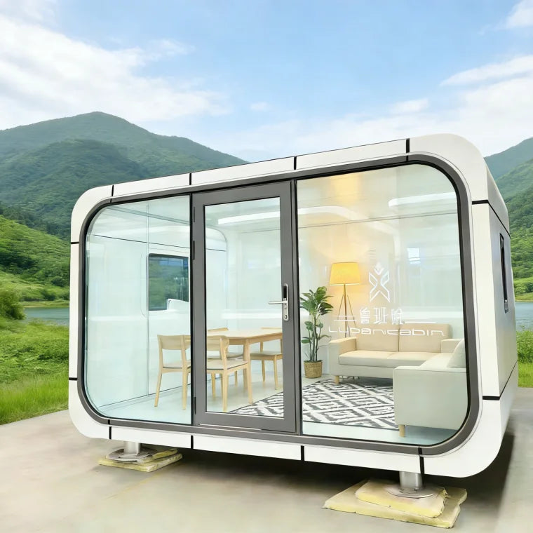 Soundproof Modular Sleeping Pod — Modern Prefab Capsule House for Compact Living