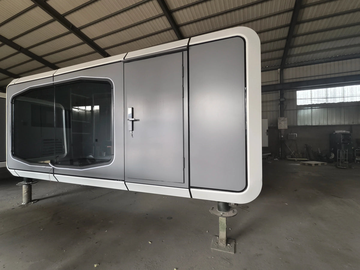 Soundproof Modular Sleeping Pod — Modern Prefab Capsule House for Compact Living